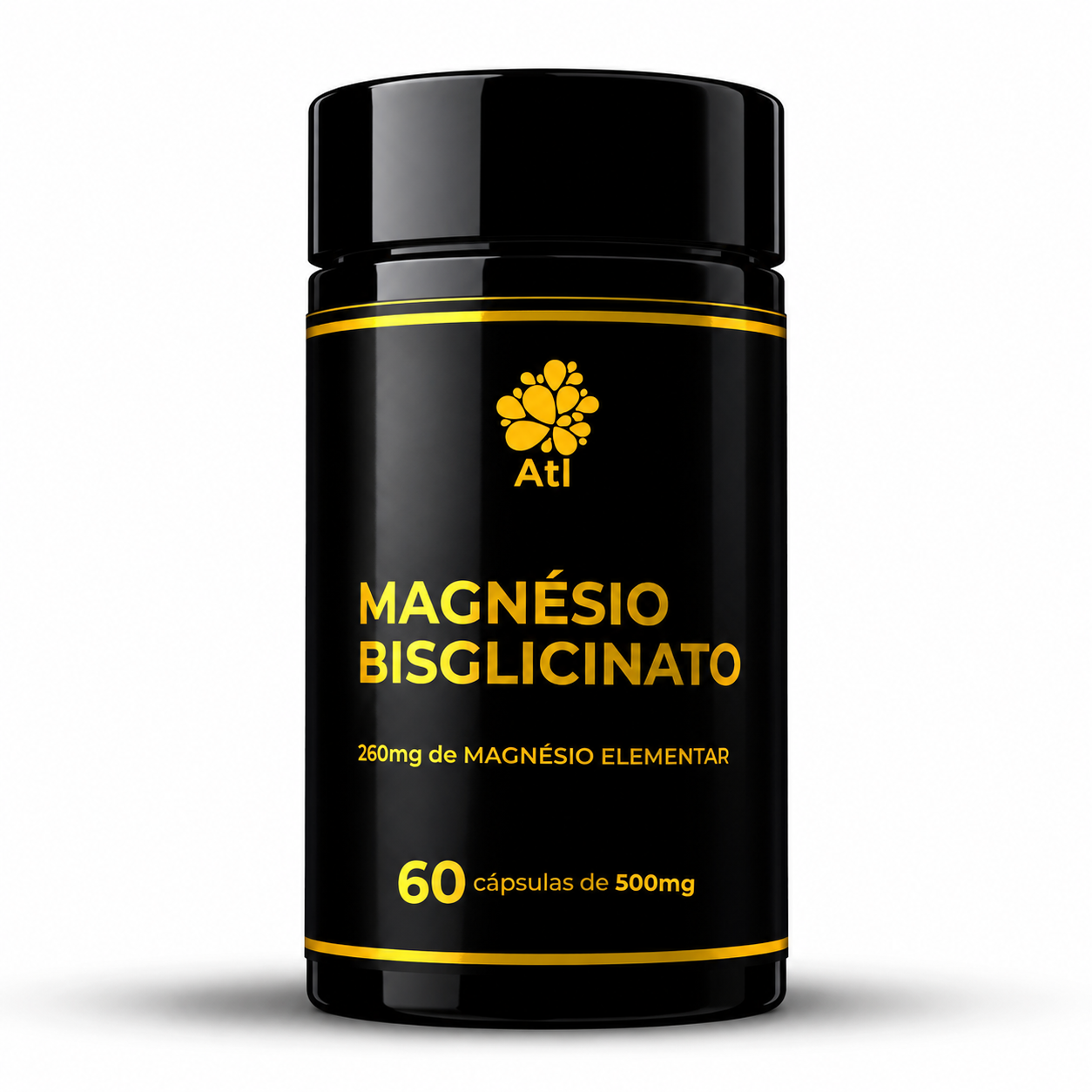 Atlantica Natural Magnésio Bisglicinato - 60 Cápsulas
